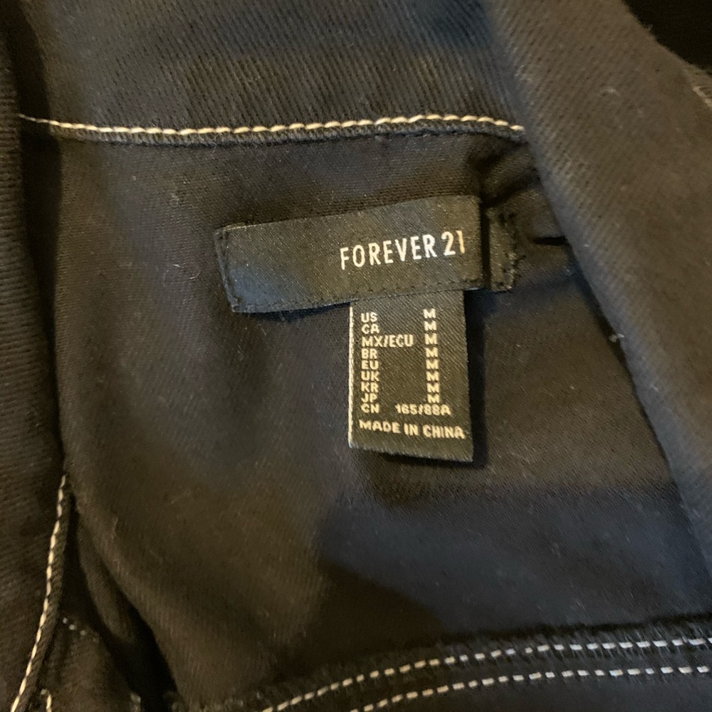 F21 Racer Crop Jacket - Picture 2 of 3